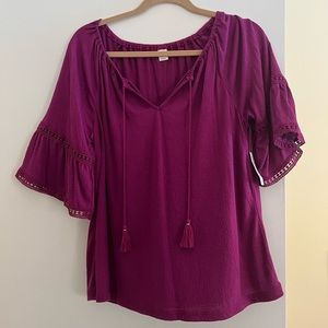 NWT Old Navy Peasant Top